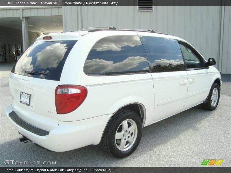 Stone White / Medium Slate Gray 2006 Dodge Grand Caravan SXT