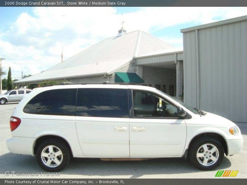 Stone White / Medium Slate Gray 2006 Dodge Grand Caravan SXT