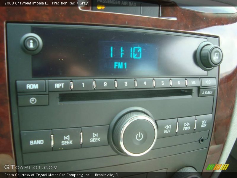 Precision Red / Gray 2008 Chevrolet Impala LS