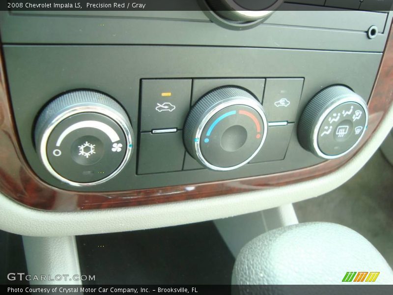 Precision Red / Gray 2008 Chevrolet Impala LS