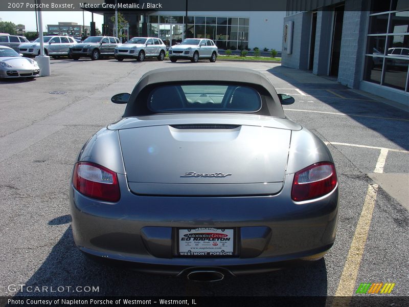 Meteor Grey Metallic / Black 2007 Porsche Boxster