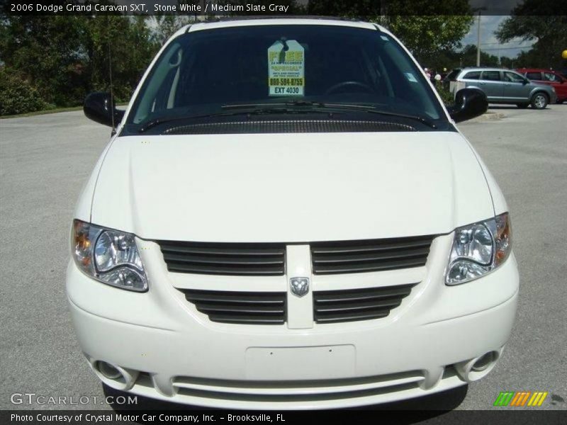 Stone White / Medium Slate Gray 2006 Dodge Grand Caravan SXT