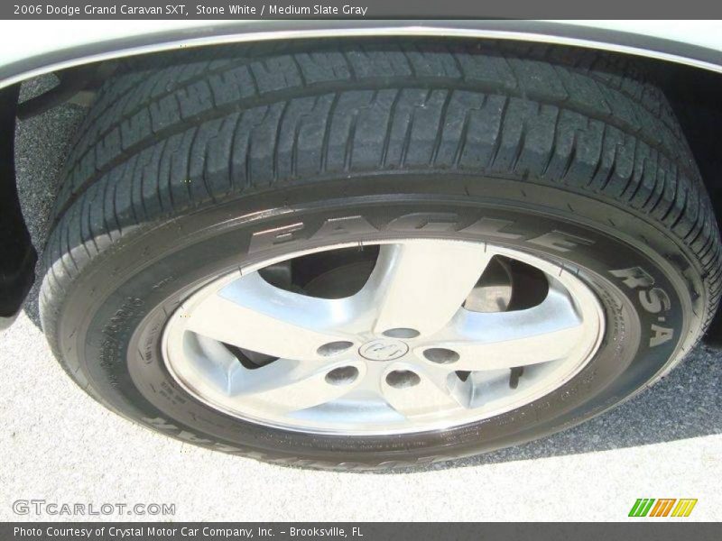 Stone White / Medium Slate Gray 2006 Dodge Grand Caravan SXT