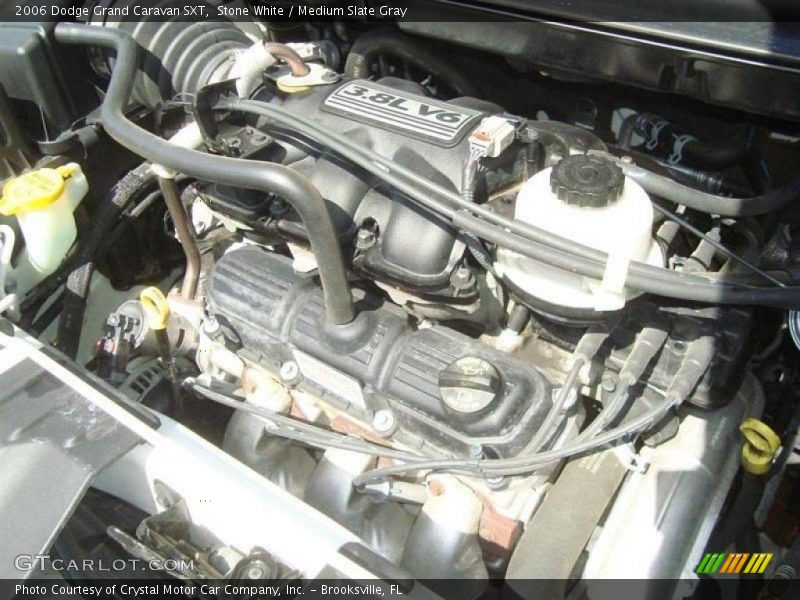 Stone White / Medium Slate Gray 2006 Dodge Grand Caravan SXT