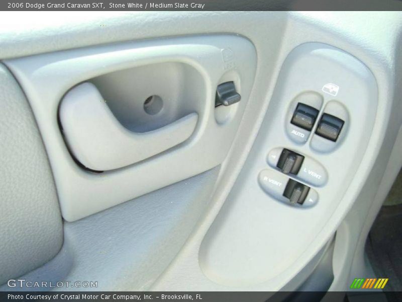 Stone White / Medium Slate Gray 2006 Dodge Grand Caravan SXT