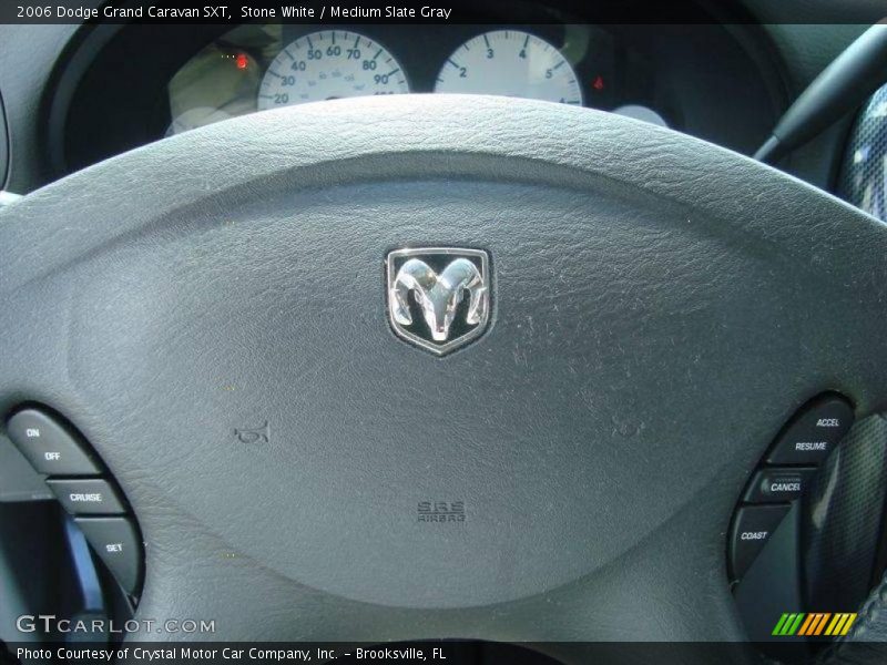 Stone White / Medium Slate Gray 2006 Dodge Grand Caravan SXT