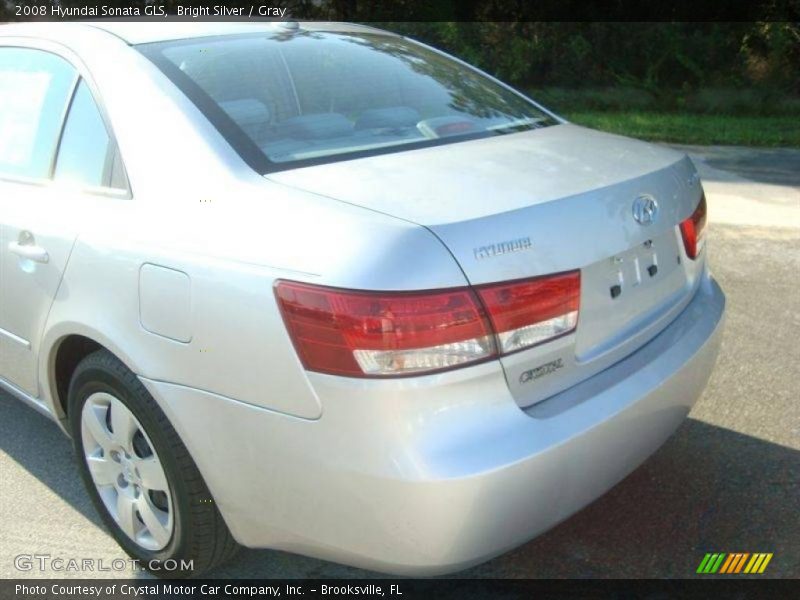 Bright Silver / Gray 2008 Hyundai Sonata GLS
