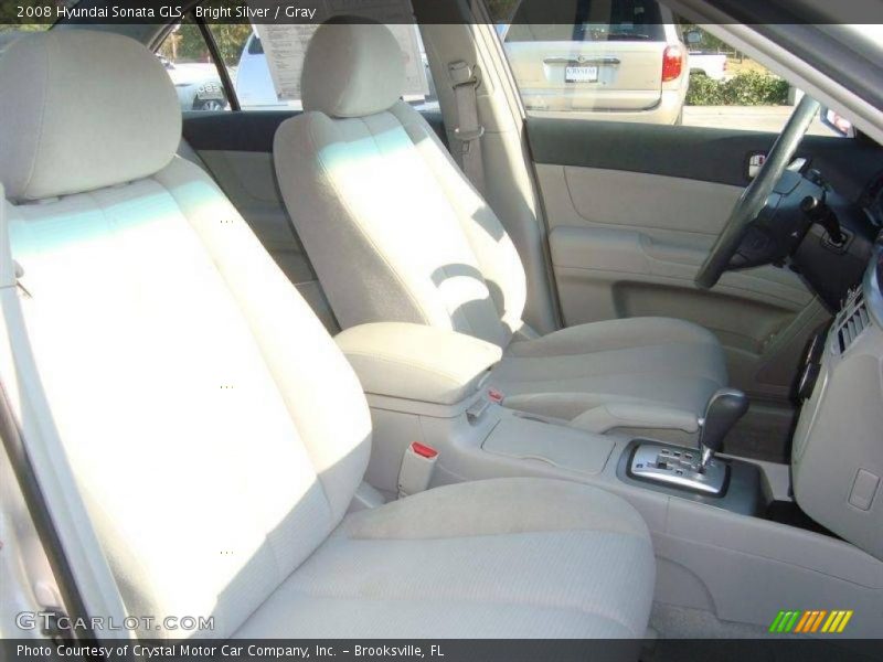 Bright Silver / Gray 2008 Hyundai Sonata GLS