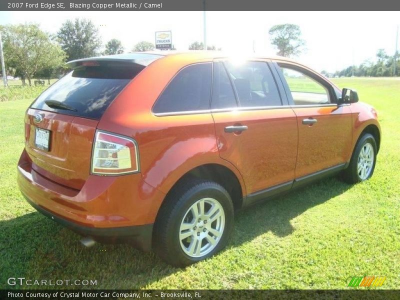 Blazing Copper Metallic / Camel 2007 Ford Edge SE