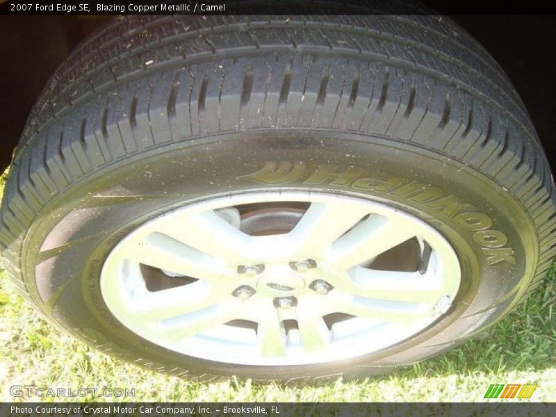 Blazing Copper Metallic / Camel 2007 Ford Edge SE