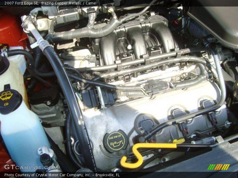 Blazing Copper Metallic / Camel 2007 Ford Edge SE