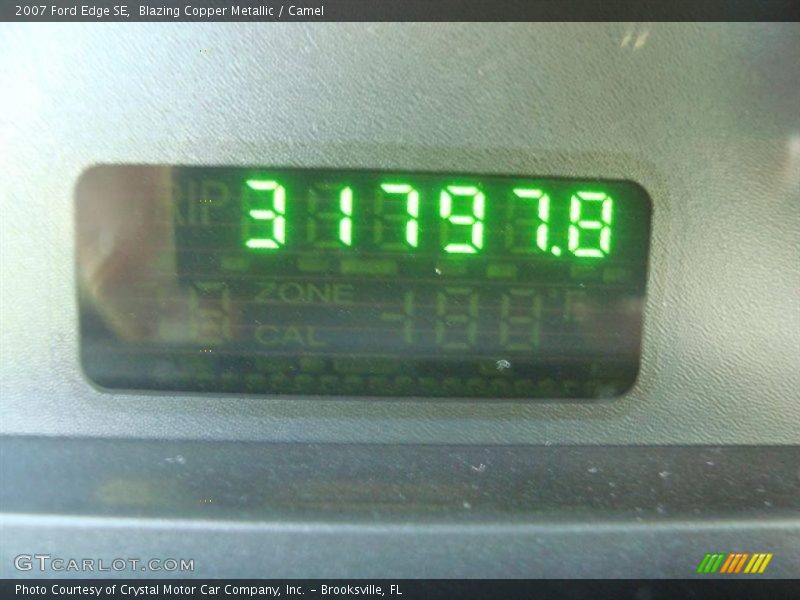 Blazing Copper Metallic / Camel 2007 Ford Edge SE