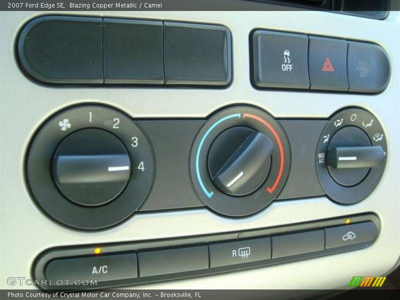 Blazing Copper Metallic / Camel 2007 Ford Edge SE