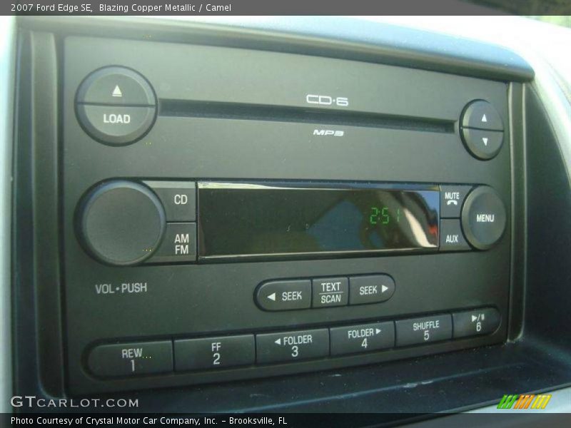 Blazing Copper Metallic / Camel 2007 Ford Edge SE