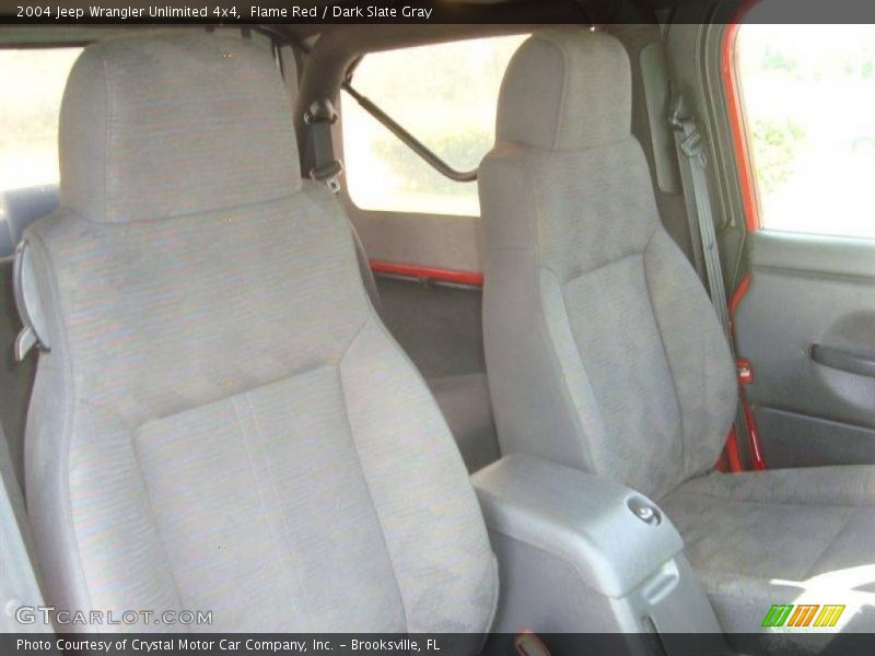 Flame Red / Dark Slate Gray 2004 Jeep Wrangler Unlimited 4x4