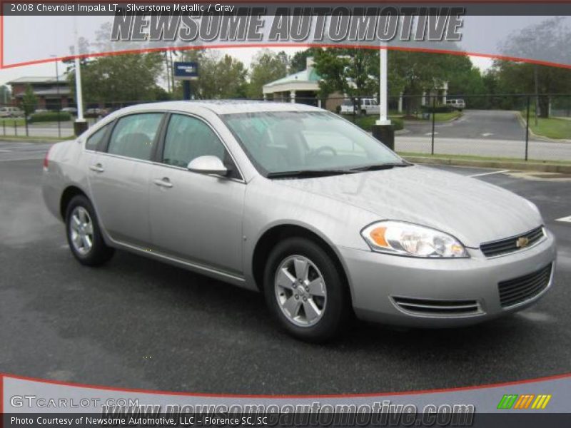 Silverstone Metallic / Gray 2008 Chevrolet Impala LT