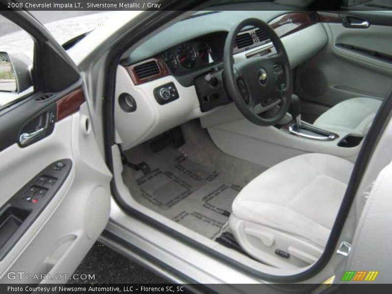 Silverstone Metallic / Gray 2008 Chevrolet Impala LT