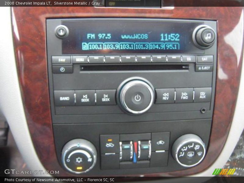 Silverstone Metallic / Gray 2008 Chevrolet Impala LT