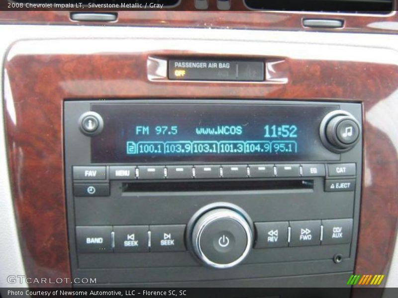 Silverstone Metallic / Gray 2008 Chevrolet Impala LT