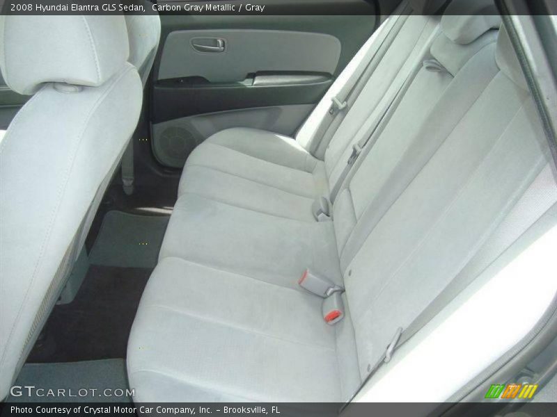 Carbon Gray Metallic / Gray 2008 Hyundai Elantra GLS Sedan