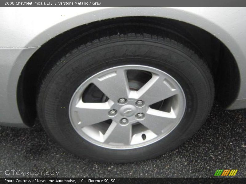 Silverstone Metallic / Gray 2008 Chevrolet Impala LT