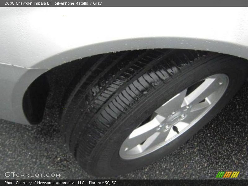Silverstone Metallic / Gray 2008 Chevrolet Impala LT