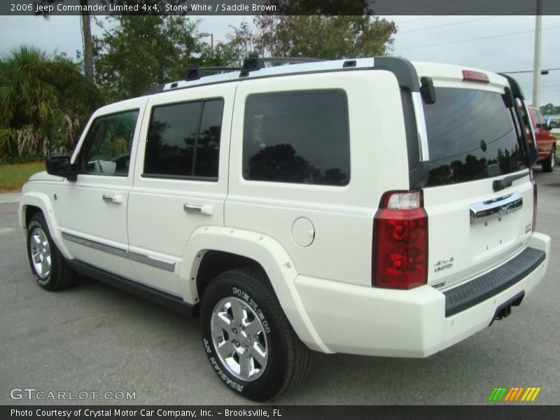 Stone White / Saddle Brown 2006 Jeep Commander Limited 4x4