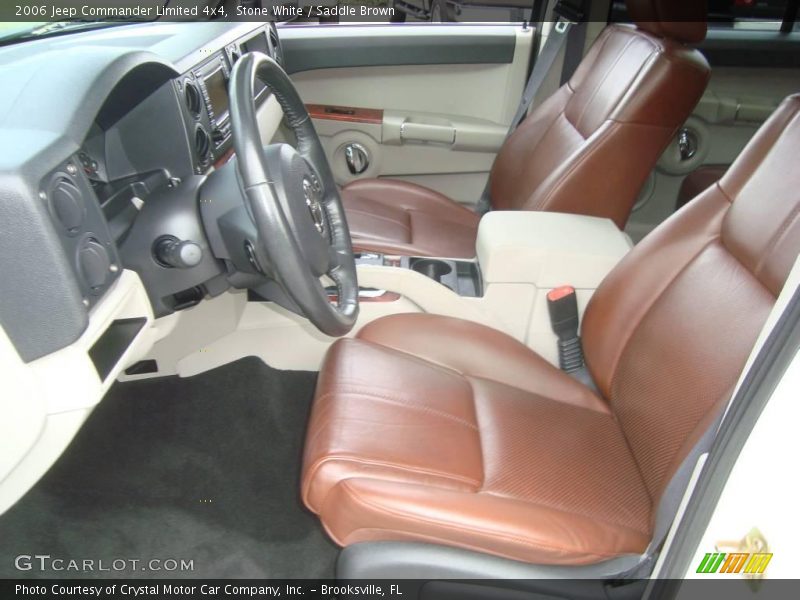 Stone White / Saddle Brown 2006 Jeep Commander Limited 4x4