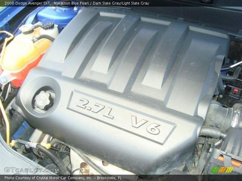 Marathon Blue Pearl / Dark Slate Gray/Light Slate Gray 2008 Dodge Avenger SXT