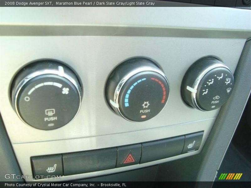 Marathon Blue Pearl / Dark Slate Gray/Light Slate Gray 2008 Dodge Avenger SXT