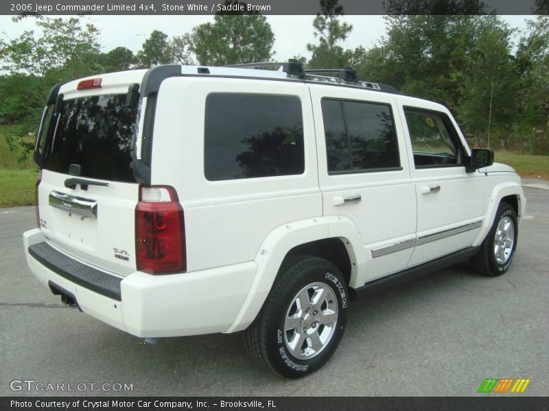 Stone White / Saddle Brown 2006 Jeep Commander Limited 4x4