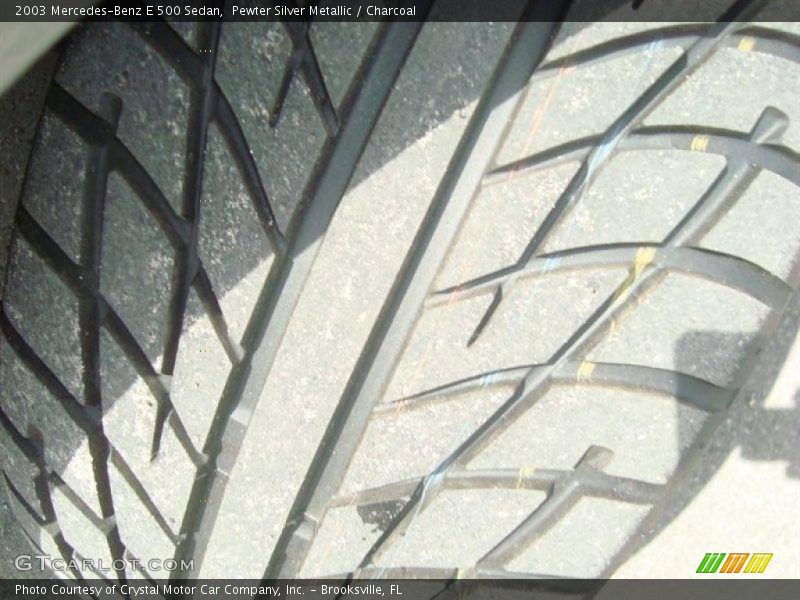 Pewter Silver Metallic / Charcoal 2003 Mercedes-Benz E 500 Sedan