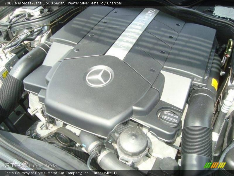 Pewter Silver Metallic / Charcoal 2003 Mercedes-Benz E 500 Sedan