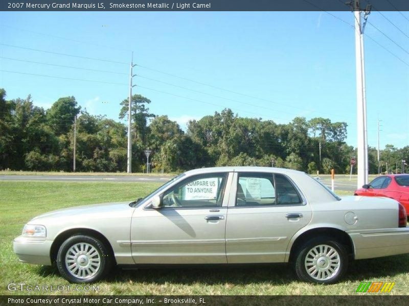 Smokestone Metallic / Light Camel 2007 Mercury Grand Marquis LS