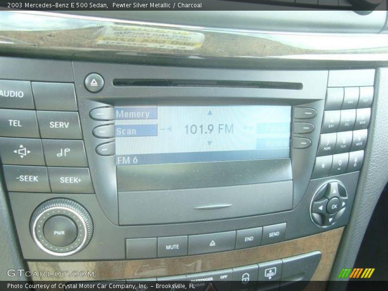 Pewter Silver Metallic / Charcoal 2003 Mercedes-Benz E 500 Sedan