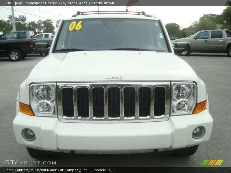 Stone White / Saddle Brown 2006 Jeep Commander Limited 4x4
