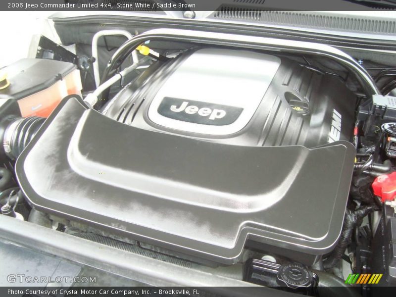 Stone White / Saddle Brown 2006 Jeep Commander Limited 4x4