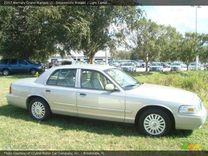 Smokestone Metallic / Light Camel 2007 Mercury Grand Marquis LS