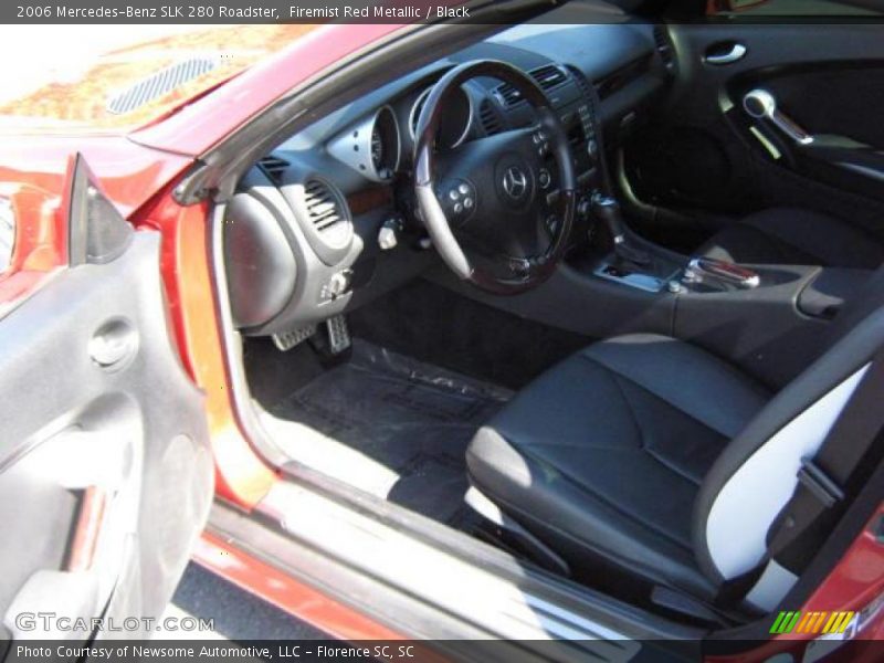 Firemist Red Metallic / Black 2006 Mercedes-Benz SLK 280 Roadster