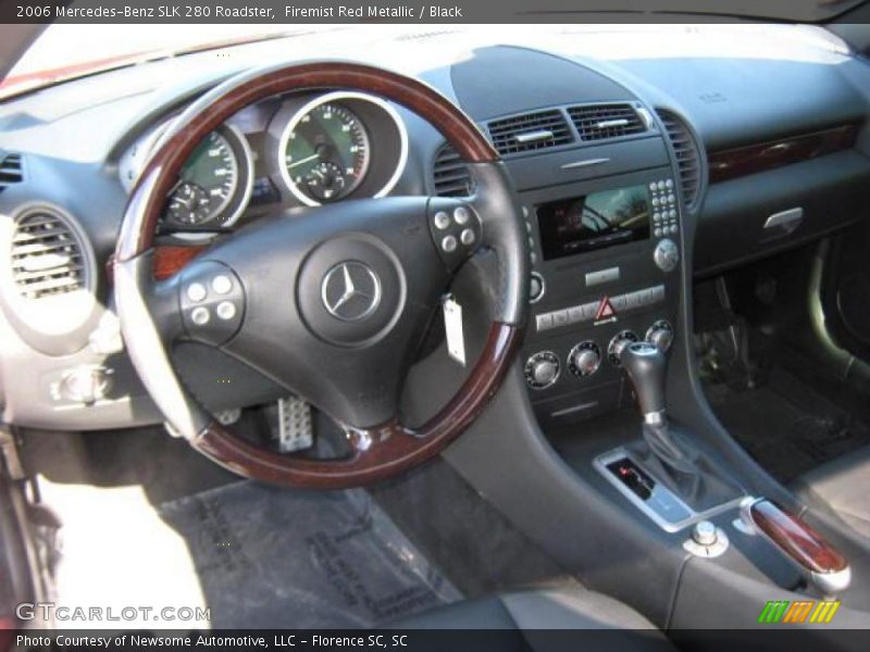Firemist Red Metallic / Black 2006 Mercedes-Benz SLK 280 Roadster