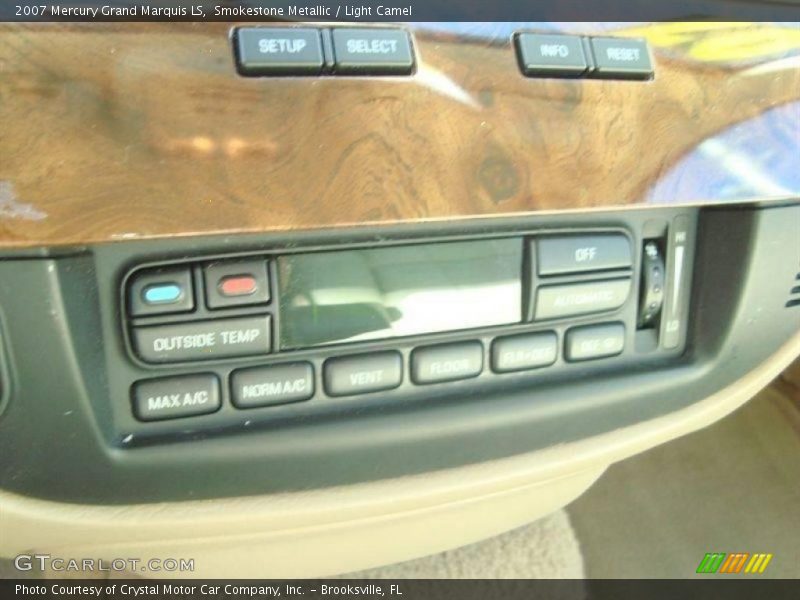 Smokestone Metallic / Light Camel 2007 Mercury Grand Marquis LS