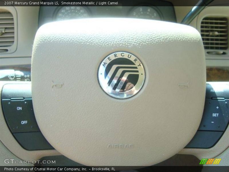 Smokestone Metallic / Light Camel 2007 Mercury Grand Marquis LS