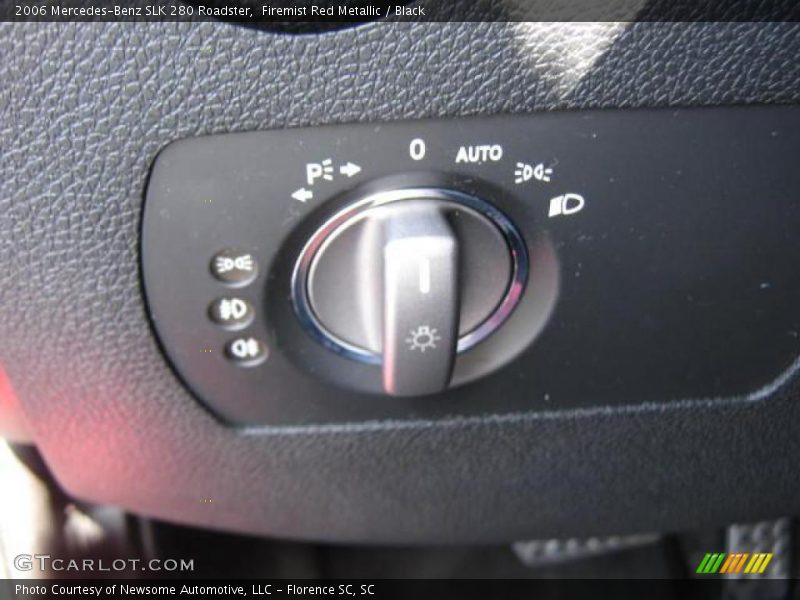 Firemist Red Metallic / Black 2006 Mercedes-Benz SLK 280 Roadster