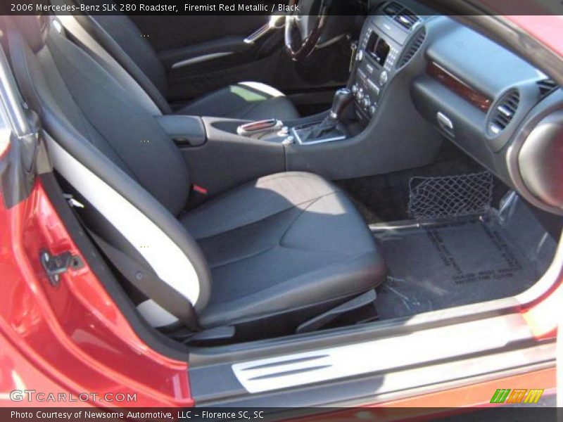 Firemist Red Metallic / Black 2006 Mercedes-Benz SLK 280 Roadster