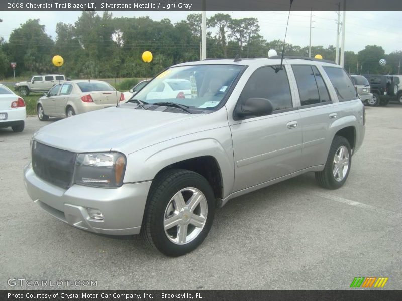 Silverstone Metallic / Light Gray 2008 Chevrolet TrailBlazer LT