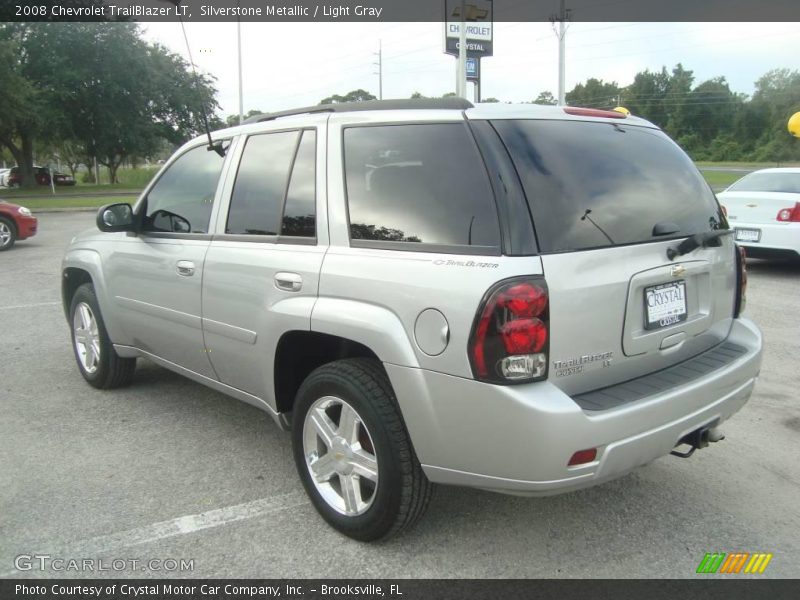 Silverstone Metallic / Light Gray 2008 Chevrolet TrailBlazer LT