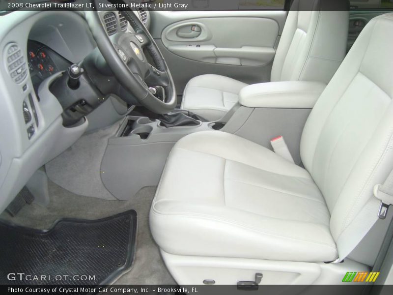 Silverstone Metallic / Light Gray 2008 Chevrolet TrailBlazer LT
