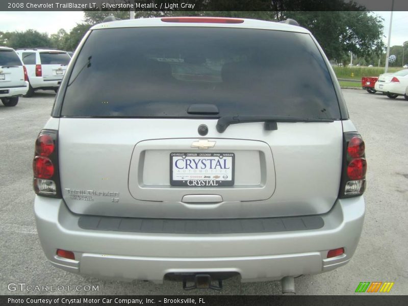 Silverstone Metallic / Light Gray 2008 Chevrolet TrailBlazer LT