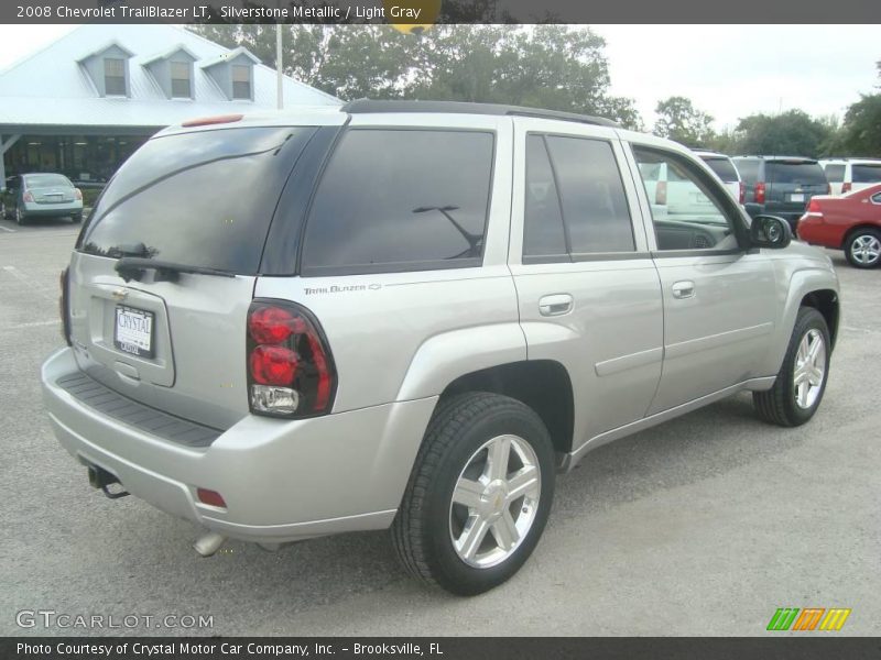 Silverstone Metallic / Light Gray 2008 Chevrolet TrailBlazer LT