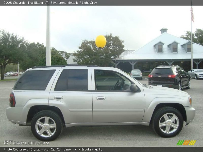 Silverstone Metallic / Light Gray 2008 Chevrolet TrailBlazer LT